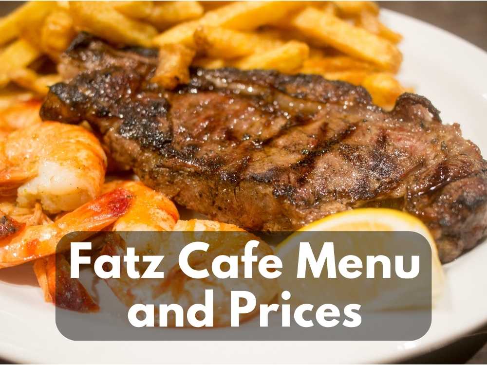 Fatz Cafe Menu and Prices in 2023
