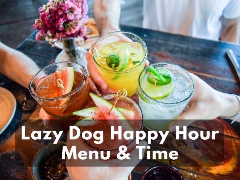 Lazy Dog Happy Hour Menu With Prices 2023