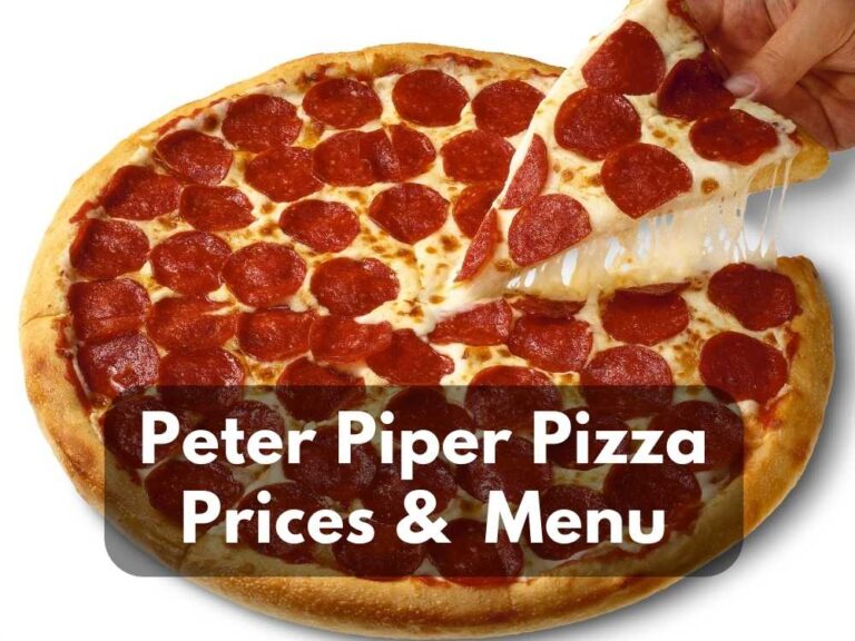 Peter Piper Pizza Prices & Full Menu of 2023