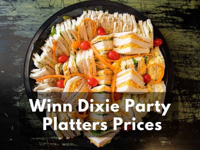 Winn Dixie Party Platters Prices in 2024