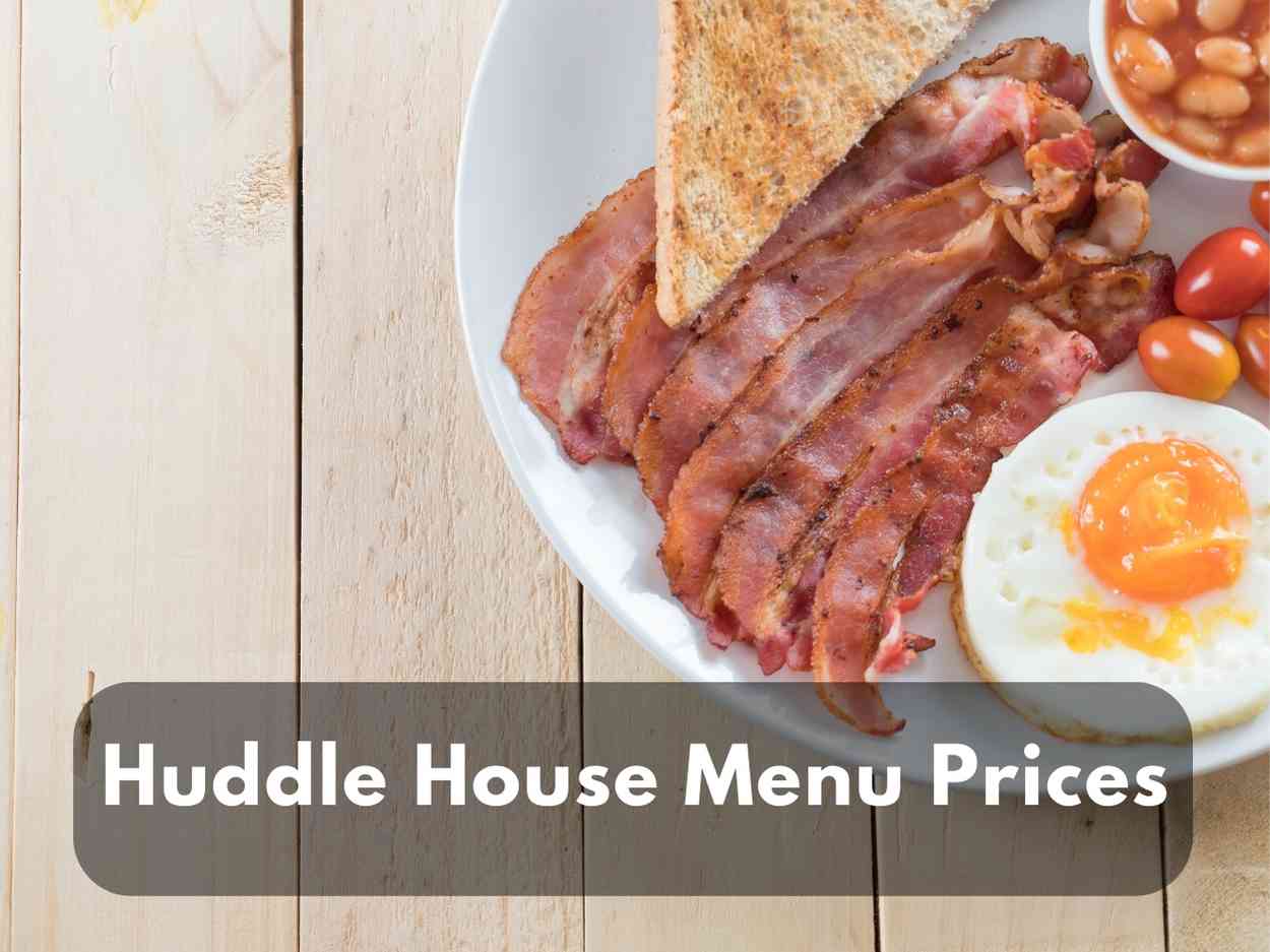 Huddle clearance house menu