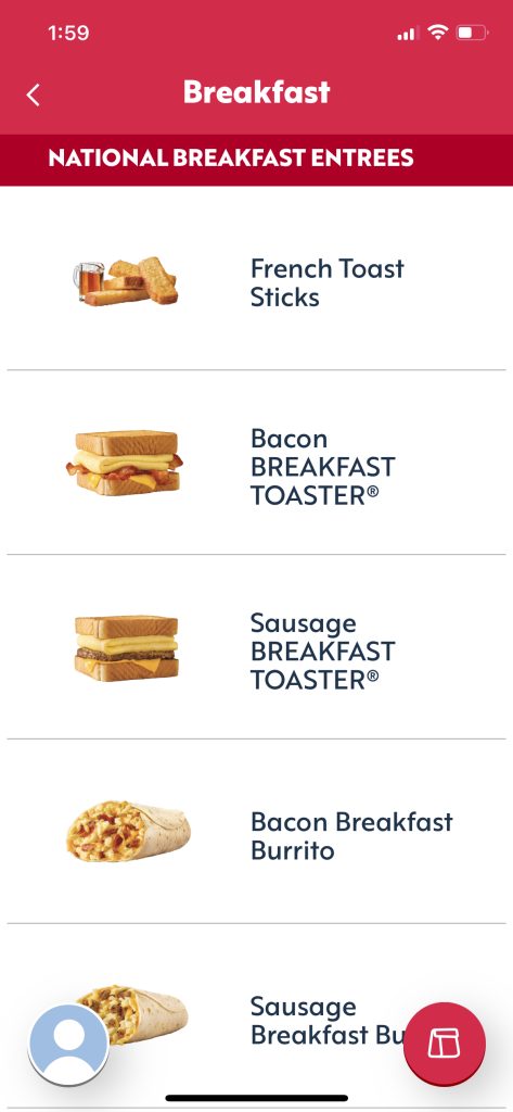 Sonic Breakfast Menu with Prices 2023