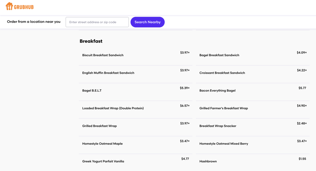 Tim Hortons Breakfast Hours & Breakfast Menu Prices Guide 2023